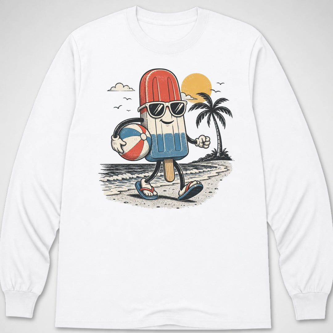 Red, White & Chill — Long Sleeve Tee product image 2