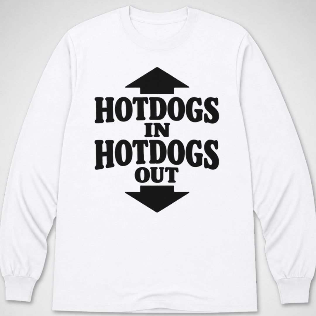 Hotdogs In, Out — Long Sleeve Tee product image 6