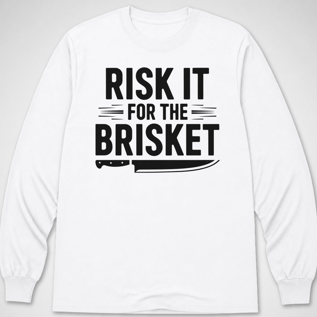 Risk It for the Brisket — Long Sleeve Tee product image 6