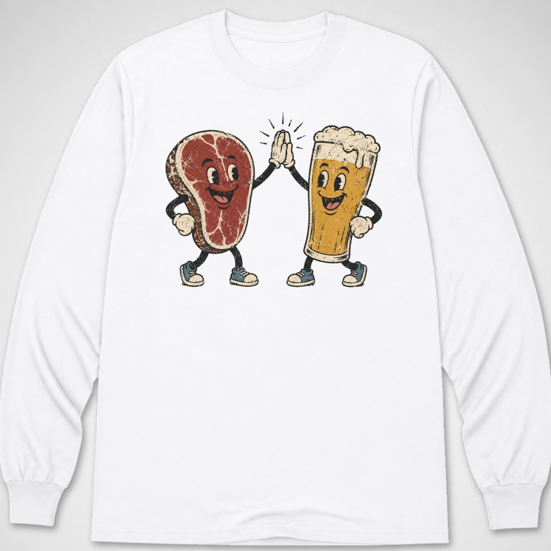 Steak & Suds — Long Sleeve Tee product image 1