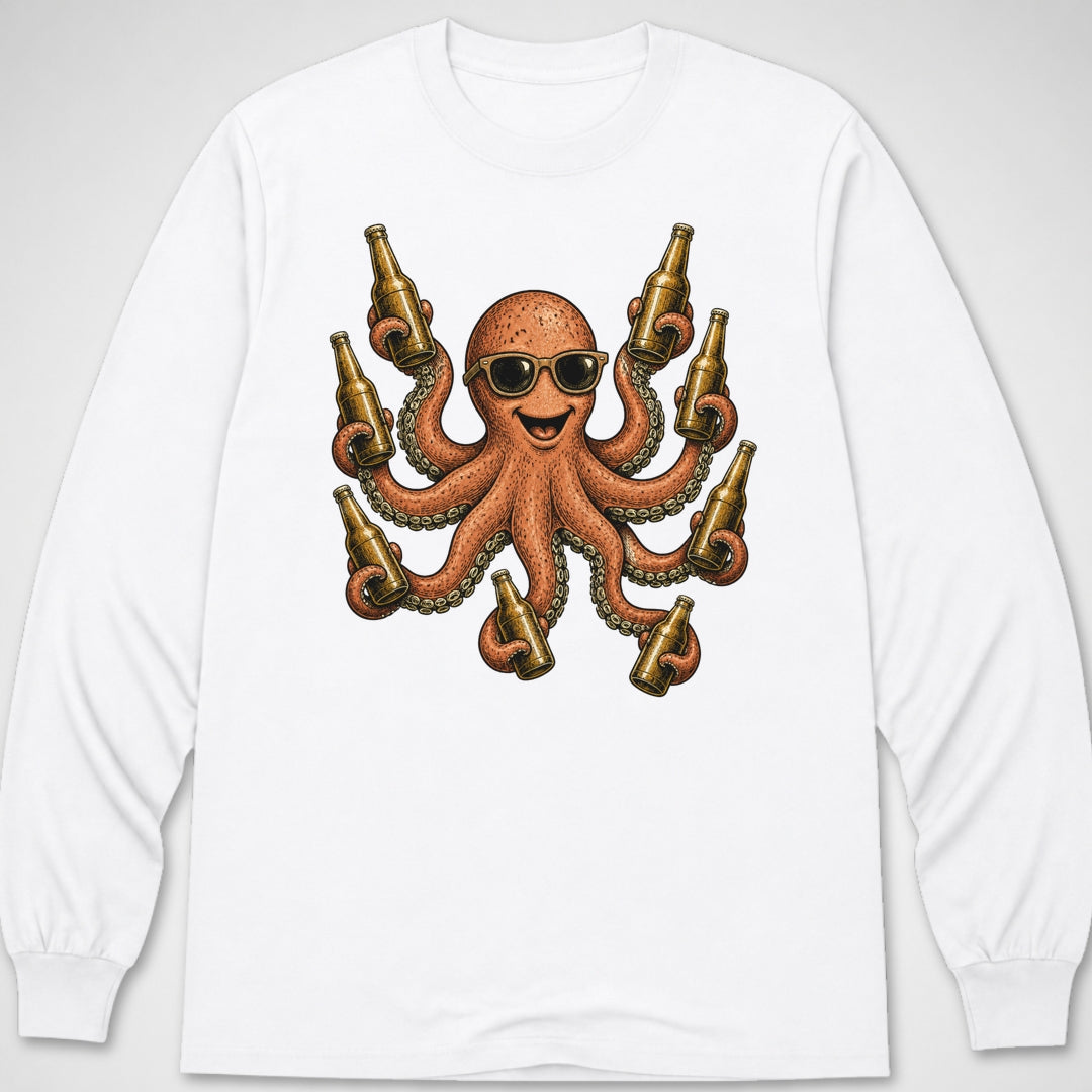 Octo-Drinkin' — Long Sleeve Tee product image 1