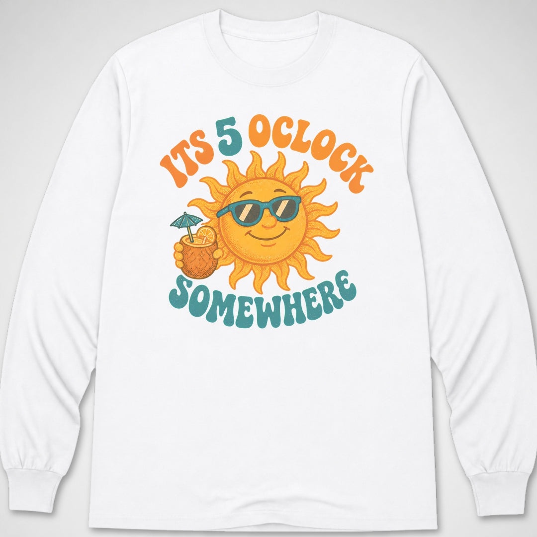 5 O'Clock Somewhere — Long Sleeve Tee product image 5