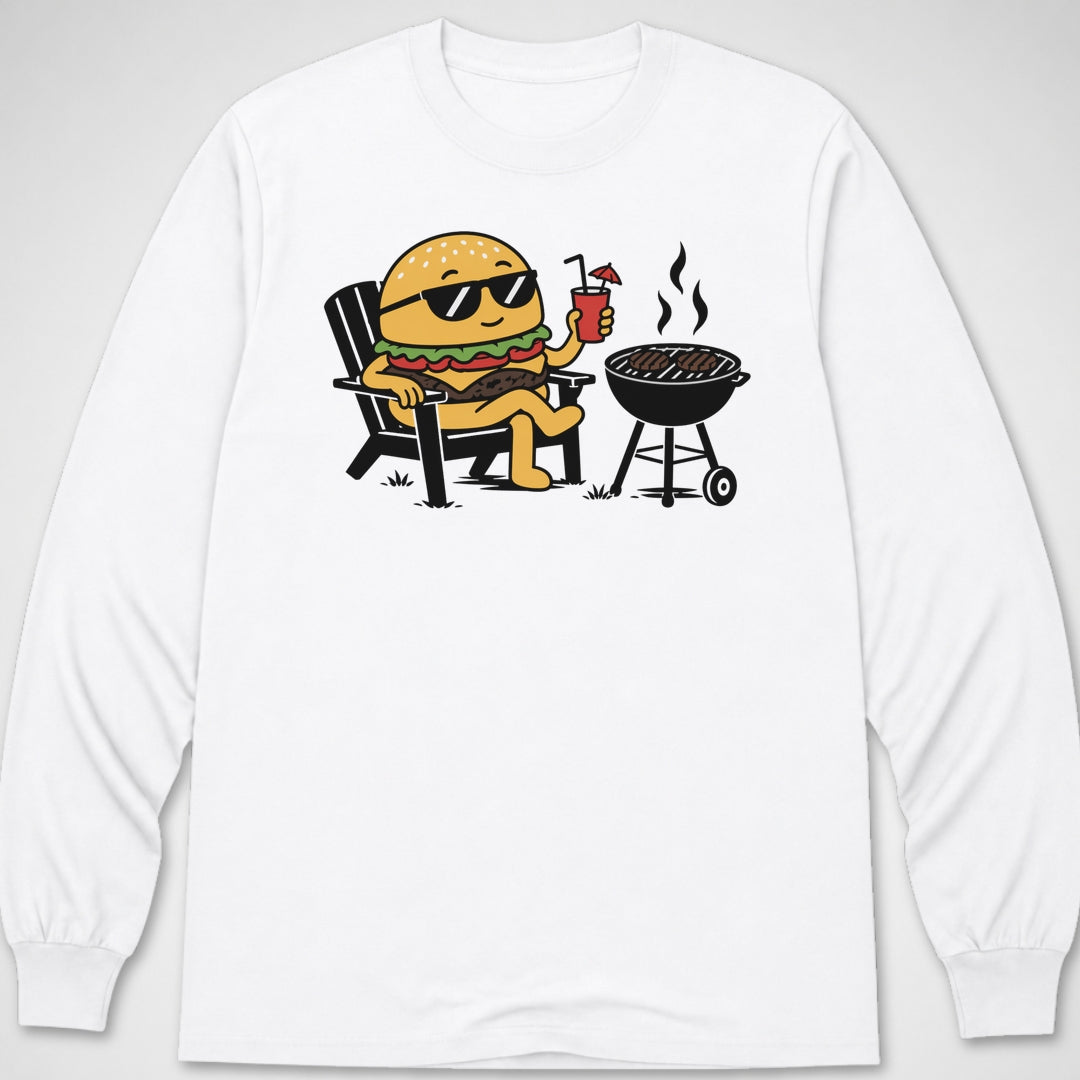 Burger Vibe — Long Sleeve Tee product image 5