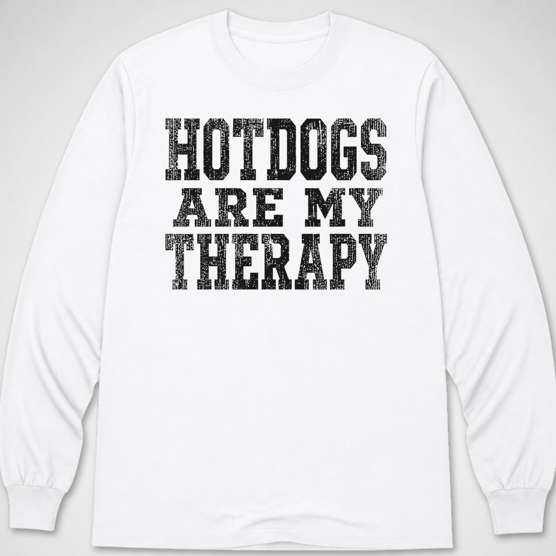 Hotdog Therapy — Long Sleeve Tee product image 6