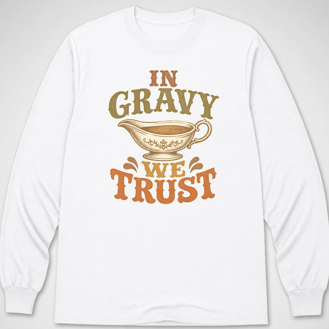In Gravy We Trust — Long Sleeve Tee product image 5