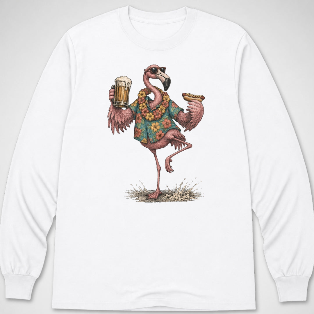 Flamingo Pose — Long Sleeve Tee product image 6
