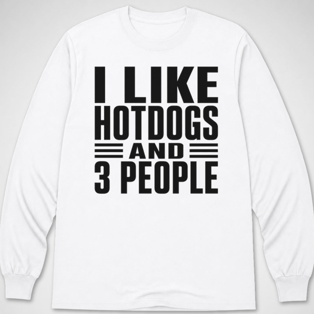 I Like Hotdogs and... — Long Sleeve Tee product image 6