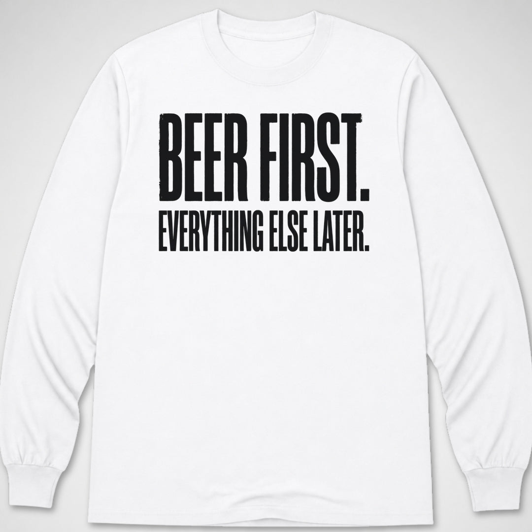 Beer First — Long Sleeve Tee product image 6