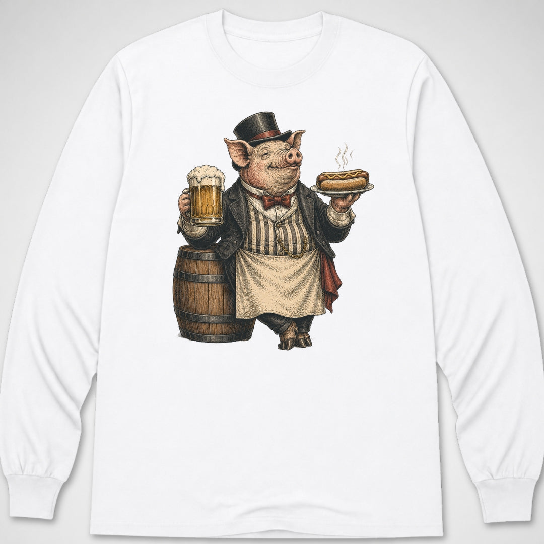 Swine Dining — Long Sleeve Tee product image 6
