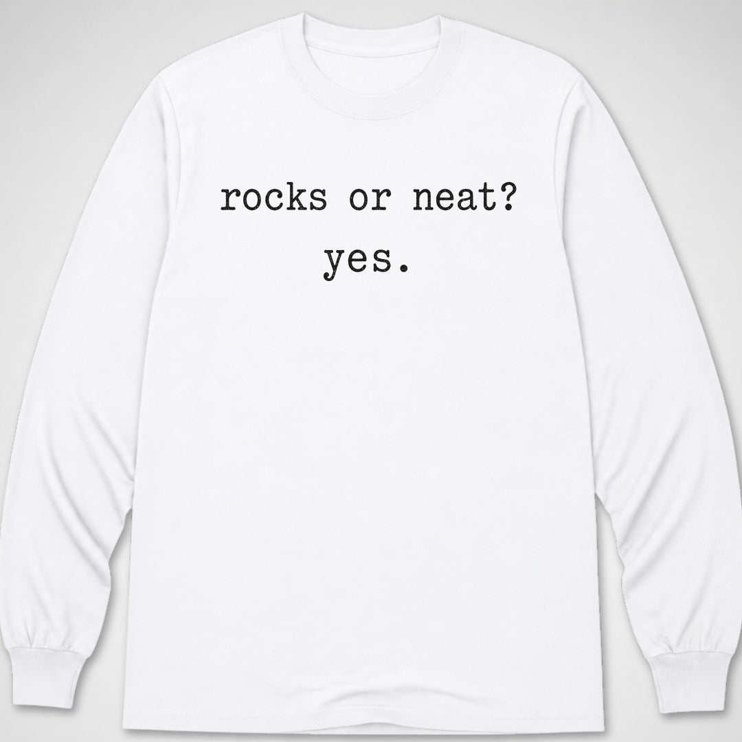 Rocks Or Neat? — Long Sleeve Tee product image 6