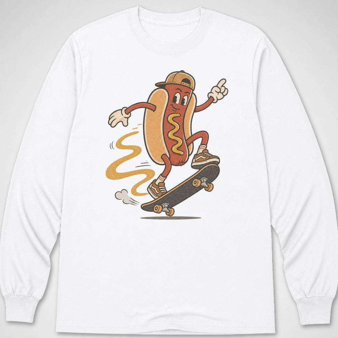 Hotdog Kickflip — Long Sleeve Tee product image 7